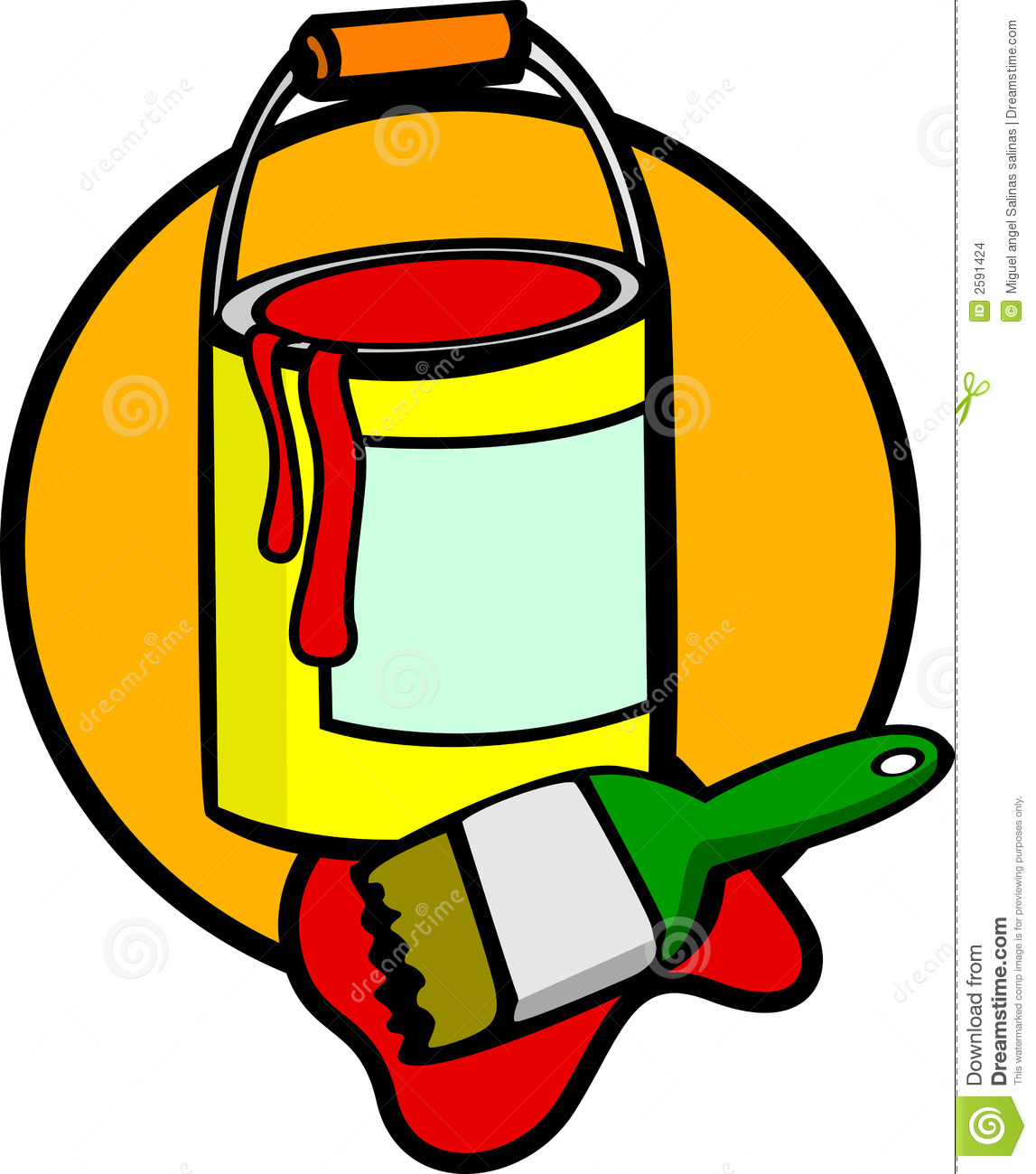 Paint Bucket Spilled Vector Images (over 310)